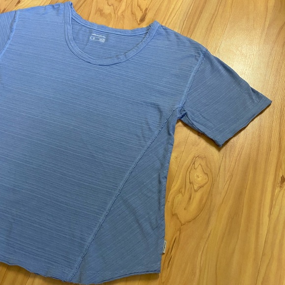 Women’s Eddie Bauer Blue Travex Raglan Short Sleeve Shirt M - Picture 3 of 10